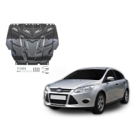 Ocelový kryt pod motor a převodovku Ford Focus III (všechny motory) -- rok výroby 2011-2018 Ocelový kryt pod motor a převodovku Ford Focus III (všechny motory) -- rok výroby 2011-2018