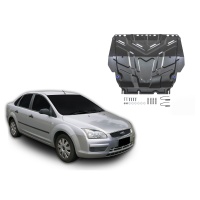 Ocelový kryt pod motor a převodovku Ford Focus II (všechny motory) -- rok výroby 2005-2011 Ocelový kryt pod motor a převodovku Ford Focus II (všechny motory) -- rok výroby 2005-2011