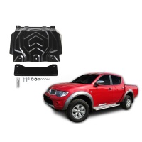 Ocelový kryt pod motor Mitsubishi L200 / Triton KL motor: 2,4D -- od roku výroby 2015- Ocelový kryt pod motor Mitsubishi L200 / Triton KL motor: 2,4D -- od roku výroby 2015-