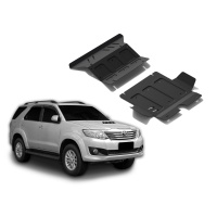 Ocelový kryt pod chladič a motor Toyota Fortuner motor: 2,5TD; 3,0TD; 2,7 -- rok výroby 2007-2015 Ocelový kryt pod chladič a motor Toyota Fortuner motor: 2,5TD; 3,0TD; 2,7 -- rok výroby 2007-2015