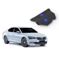 Ocelov� kryt pod motor a p�evodovku �koda Superb motor: FWD/4WD 1,4TSI; FWD/4WD 1,8TSI; FWD/4WD 2,0TSI -- od roku v�roby 2015-