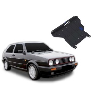 Ocelový kryt pod motor a převodovku VW Golf II motor: MT všechny motory -- rok výroby 1986-1992 Ocelový kryt pod motor a převodovku VW Golf II motor: MT všechny motory -- rok výroby 1986-1992