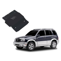Ocelový kryt pod motor a převodovku Suzuki Grand Vitara (všechny motory) -- rok výroby 1998-2005 Ocelový kryt pod motor a převodovku Suzuki Grand Vitara (všechny motory) -- rok výroby 1998-2005