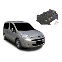 Ocelový kryt pod motor a převodovku Citroen Berlingo (všechny motory) -- rok výroby 2008-2016 Ocelový kryt pod motor a převodovku Citroen Berlingo (všechny motory) -- rok výroby 2008-2016