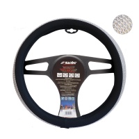 Potah na volant design Diamonds barva �ern� - pro volanty o pr�m�ru 37-39cm