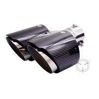 Simoni Racing koncovka výfuku dvojitá PRAVÁ kulatá šikmá nerez+Carbon (průměr 2x102mm, délka 215-230mm) Simoni Racing koncovka výfuku dvojitá PRAVÁ kulatá šikmá nerez+Carbon (průměr 2x102mm, délka 215-230mm)