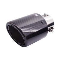 Simoni Racing koncovka výfuku kulatá šikmá nerez+Shiny-Carbon (průměr 102mm, délka 180mm) Simoni Racing koncovka výfuku kulatá šikmá nerez+Shiny-Carbon (průměr 102mm, délka 180mm)