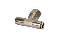 VIAIR fitinka T-kus s jedním závitovým výstupem 3/8" samice a dvěma výstupy na hadičku 1/4" VIAIR fitinka T-kus s jedním závitovým výstupem 3/8" samice a dvěma výstupy na hadičku 1/4"