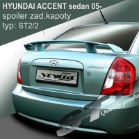Zadní spoiler křídlo Hyundai Accent sedan -- od roku výroby 11/2005- Zadní spoiler křídlo Hyundai Accent sedan -- od roku výroby 11/2005-