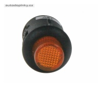 Spínač kulatý 6A oranžová LED Spínač kulatý 6A oranžová LED