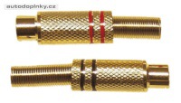 Konektor CINCH GOLD samice-pár Konektor CINCH GOLD samice-pár