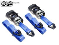 Popruh s ráčnou a háky 2ks 400daN 32mm x 4,90m TÜV Popruh s ráčnou a háky 2ks 400daN 32mm x 4,90m TÜV