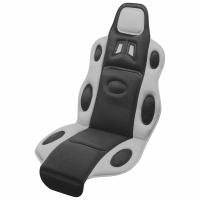 Potah sedadla RACE černo-šedý Potah sedadla RACE černo-šedý