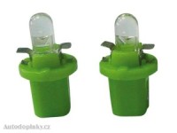 Autostyle LED žárovka 12V 1x LED patice B 8,5d -- barva osvětlení - zelená Autostyle LED žárovka 12V 1x LED patice B 8,5d -- barva osvětlení - zelená