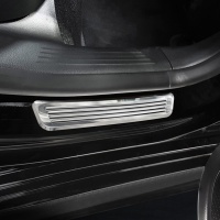 Nerez kryty prahů zadních dveří lesklé Mercedes CLA II Shooting Brake X118 -- od roku výroby 2019- Nerez kryty prahů zadních dveří lesklé Mercedes CLA II Shooting Brake X118 -- od roku výroby 2019-