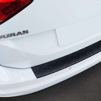 Kryt prahu zadních dveří ALU černý rýhovaný VW Touran III / R-Line -- od roku výroby 2015- Kryt prahu zadních dveří ALU černý rýhovaný VW Touran III / R-Line -- od roku výroby 2015-