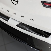 Kryt prahu zadních dveří nerez černý Opel Mokka II B -- od roku výroby 2021- Kryt prahu zadních dveří nerez černý Opel Mokka II B -- od roku výroby 2021-