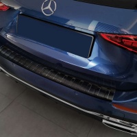 Kryt prahu zadních dveří nerez černý Mercedes C Class V T-model AMG S206 -- od roku výroby 2021- Kryt prahu zadních dveří nerez černý Mercedes C Class V T-model AMG S206 -- od roku výroby 2021-