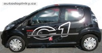 Boční ochranné lišty dveří typ 02 Citroen C1 5dv. -- od roku výroby 2005- Boční ochranné lišty dveří typ 02 Citroen C1 5dv. -- od roku výroby 2005-