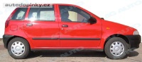 Boční ochranné lišty dveří typ 01 Fiat Punto I 5dv. -- rok výroby 93-99 Boční ochranné lišty dveří typ 01 Fiat Punto I 5dv. -- rok výroby 93-99
