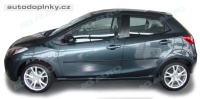 Boční ochranné lišty dveří typ 11 Mazda 2 5dv. -- od roku výroby 2007- Boční ochranné lišty dveří typ 11 Mazda 2 5dv. -- od roku výroby 2007-