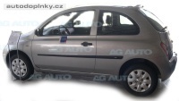 Boční ochranné lišty dveří typ 13 Nissan Micra K12 3dv. -- od roku výroby 2003- Boční ochranné lišty dveří typ 13 Nissan Micra K12 3dv. -- od roku výroby 2003-