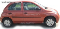 Boční ochranné lišty dveří typ 14 Nissan Micra K12 5dv. -- od roku výroby 2003- Boční ochranné lišty dveří typ 14 Nissan Micra K12 5dv. -- od roku výroby 2003-