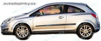 Boční ochranné lišty dveří typ 18 Opel Corsa D 3dv. -- od roku výroby 2006- Boční ochranné lišty dveří typ 18 Opel Corsa D 3dv. -- od roku výroby 2006-