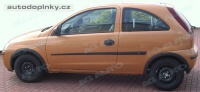Boční ochranné lišty dveří typ 13 Opel Corsa C 3dv. -- rok výroby 2000-06 Boční ochranné lišty dveří typ 13 Opel Corsa C 3dv. -- rok výroby 2000-06