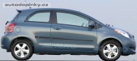 Boční ochranné lišty dveří typ 13 Toyota Yaris 3dv. -- od roku výroby 2006- Boční ochranné lišty dveří typ 13 Toyota Yaris 3dv. -- od roku výroby 2006-