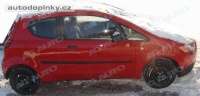 Boční ochranné lišty dveří typ 18 Mitsubishi Colt 3dv. Boční ochranné lišty dveří typ 18 Mitsubishi Colt 3dv.