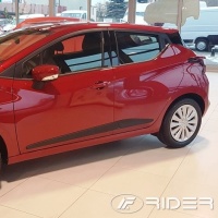 Boční ochranné lišty dveří typ 65 Nissan Micra hatchback 5dv. -- od roku výroby 2017- Boční ochranné lišty dveří typ 65 Nissan Micra hatchback 5dv. -- od roku výroby 2017-