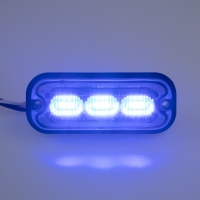 PREDATOR 3x4W LED, 12-24V, modr�, ECE R10