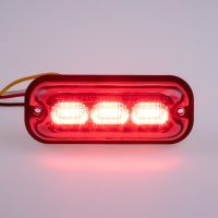 PREDATOR 3x4W LED, 12-24V, červený, ECE R10 PREDATOR 3x4W LED, 12-24V, červený, ECE R10
