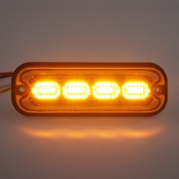 PREDATOR 4x4W LED, 12-24V, oranžový, ECE R65 PREDATOR 4x4W LED, 12-24V, oranžový, ECE R65