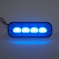 PREDATOR 4x4W LED, 12-24V, modrý, ECE R10 PREDATOR 4x4W LED, 12-24V, modrý, ECE R10