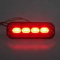 PREDATOR 4x4W LED, 12-24V, červený, ECE R10 PREDATOR 4x4W LED, 12-24V, červený, ECE R10