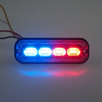 PREDATOR 4x4W LED, 12-24V, červeno-modrý, ECE R10 PREDATOR 4x4W LED, 12-24V, červeno-modrý, ECE R10