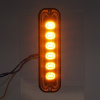 PREDATOR 6x4W LED vertikální, 12-24V, oranžový, ECE R65 PREDATOR 6x4W LED vertikální, 12-24V, oranžový, ECE R65