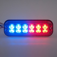 PREDATOR 12x4W LED, 12-24V, �erveno-modr�, ECE R10