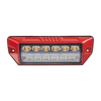 PREDATOR oranžový 6x2W + pracovní světlo, 12-24V, červený, ECE R65 PREDATOR oranžový 6x2W + pracovní světlo, 12-24V, červený, ECE R65
