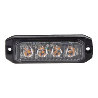 PROFI SLIM výstražné LED světlo vnější, oranžové, 12-24V, ECE R65 PROFI SLIM výstražné LED světlo vnější, oranžové, 12-24V, ECE R65