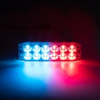 PROFI SLIM výstražné LED světlo vnější, modro-červené, 12-24V PROFI SLIM výstražné LED světlo vnější, modro-červené, 12-24V