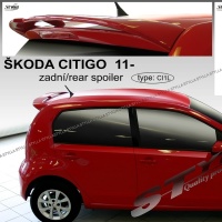 Zadní spoiler kšilt nad okno Škoda Citigo 3/5dv.hatchback -- od roku výroby 10/2011- Zadní spoiler kšilt nad okno Škoda Citigo 3/5dv.hatchback -- od roku výroby 10/2011-