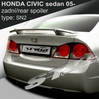 Zadní spoiler křídlo Honda Civic VIII sedan -- od roku výroby 09/2005- Zadní spoiler křídlo Honda Civic VIII sedan -- od roku výroby 09/2005-