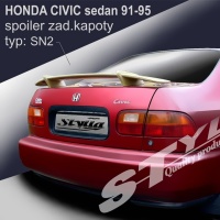 Zadní spoiler křídlo Honda Civic V sedan -- od roku výroby 10/1991- Zadní spoiler křídlo Honda Civic V sedan -- od roku výroby 10/1991-