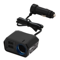 Adapt�r s kabelem 12V + 2x USB 2400mA SELECT