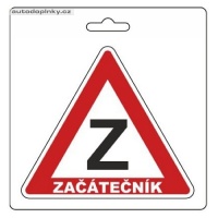 Samolepka ZAČÁTEČNÍK (105 x 120 mm) Samolepka ZAČÁTEČNÍK (105 x 120 mm)