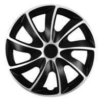 Kryty kol 16'' QUAD BICOLOR černo-stříbrné (sada) Kryty kol 16'' QUAD BICOLOR černo-stříbrné (sada)