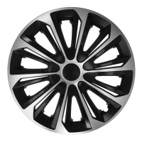 Kryty kol 16'' STRONG DUOCOLOR černo-stříbrné (sada) Kryty kol 16'' STRONG DUOCOLOR černo-stříbrné (sada)
